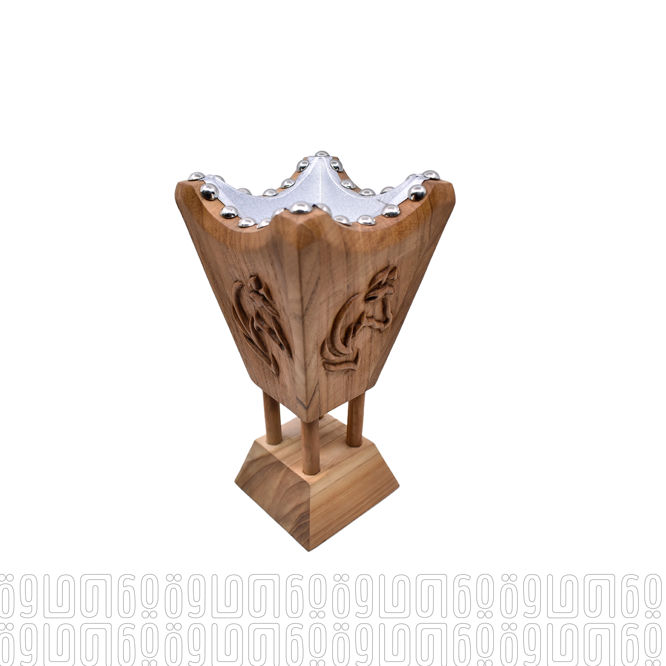 Wooden incense burners